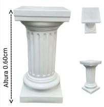 Coluna grega (0.60 centimetros) para decoração na cor branca