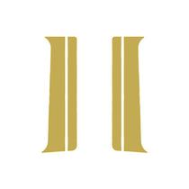 Coluna Porta Lisa Para Actros Dourado Conjunto