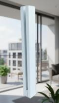 Coluna Torre Inox Branca 40cm p/ Guarda Corpo 2 Furos Coluna Torre Inox Branca 40cm p/ Guarda Corpo 2 Furos