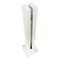 Coluna Torre Pinça Em Aço Inox Branco 30 Cm Para Vidro Coluna Torre Pinça Em Aço Inox Branco 30 Cm Para Vidro