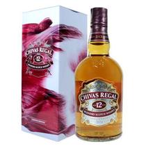 Com Lata - Chivas Regal Whisky 12 Anos Escocês- 750Ml