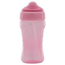 Com o Copo Antivazamento com Canudo Adoleta Bebê rosa