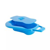 Comadre De Plástico Com Tampa Coletor De Urina 2L Supermedy