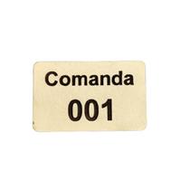 Comanda Bar Restaurante Ecologicas Com 50 Em Mdf 3Mm Branco