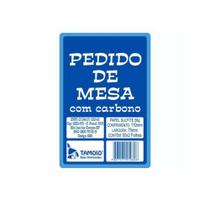 Comanda de mesa c/carbono 1080 50fls 2 vias Tamoio Comanda de mesa c/carbono 1080 50fls 2 vias Tamoio