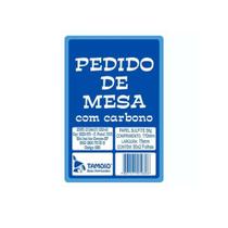 Comanda de mesa c/carbono 1080 50fls 2 vias Tamoio