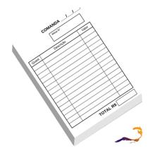 Comanda para Lanchonete, Comércios, Restaurantes - 8 blocos