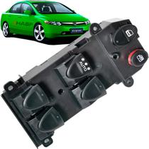 Comando Botão Vidro Elétrico Honda New Civic 2007 2008 2009 2010 2011 Comando Botão Vidro Elétrico Honda New Civic 2007 2008 2009 2010 2011