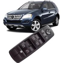Comando Botão Vidro Elétrico Mercedes ML320 ML350 ML430 ML63 AMG 2006 a 2011 com Recolhimento Comando Botão Vidro Elétrico Mercedes ML320 ML350 ML430 ML63 AMG 2006 a 2011 com Recolhimento