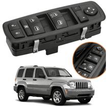 Comando Botão Vidro Jeep Liberty 3.7 2008-12 1 Auto S/ Rebat