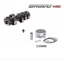 Comando Bravo + Pistão 3mm Bravo Titan 150 Fan 150 Bros 150