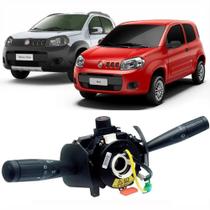 Comando de Seta sem Limpador Traseiro e com Luz de Emergência Fiat Uno Evo 2010 até 2016