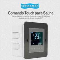 Comando Digital Wifi P/ Sauna Compact Line 6 A 27kw Sodramar 220v