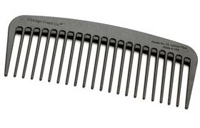 Comb Chicago Comb Model 10 de fibra de carbono com dentes largos de 12,7 cm