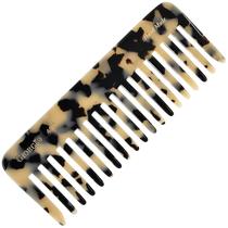Comb Giorgio G49 White Tokio, desembaraçador de dentes largos para cabelo Comb Giorgio G49 White Tokio, desembaraçador de dentes largos para cabelo