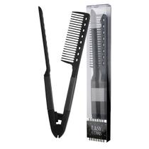 Comb HerStyler Easy Comb para alisar o cabelo preto Comb HerStyler Easy Comb para alisar o cabelo preto