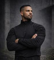 Combat shirt tática PRETA GANDOLETA