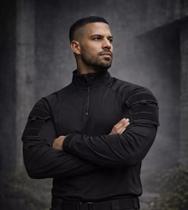Combat shirt tática Preta - Gandoleta Combat shirt tática Preta - Gandoleta