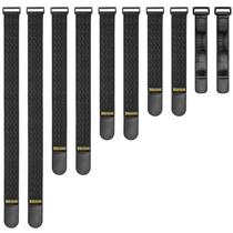 Combinação Cinch Straps Trilancer Elastic Antiderrapante, tamanho 5, pacote com 10