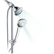 Combinação de 3 vias Showerhead Dream Spa, barra deslizante de 56 cm, mangueira de 152 cm