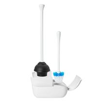 Combinação de escova e êmbolo para vaso sanitário OXO Good Grips Natural Rubber