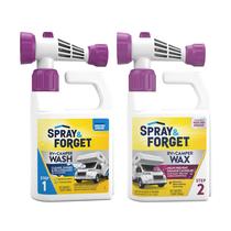 Combinação de lavagem e cera Spray & Forget RV & Camper 2x1L