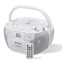 Combinação de leitor de CD e cassete Boombox Retekess TR621 branca
