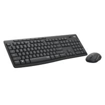 Combinação de mouse e teclado sem fio Logitech MK295 Graphite
