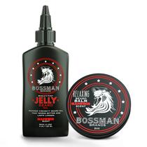 Combinação de óleo para barba e bálsamo para barba Bossman Hammer Scent Combinação de óleo para barba e bálsamo para barba Bossman Hammer Scent