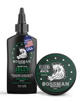 Combinação de óleo para barba e bálsamo para barba Bossman Vetiver X Scent Combinação de óleo para barba e bálsamo para barba Bossman Vetiver X Scent