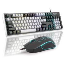 Combinação de teclado e mouse para jogos MageGee K1 RGB LED retroiluminado