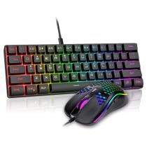 Combinação de teclado e mouse para jogos RedThunder 60% RGB com fio