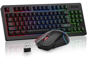 Combinação de teclado e mouse para jogos sem fio BlueFinger