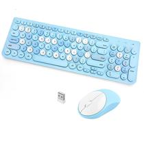 Combinação de teclado e mouse sem fio GUKJOB Retro Typewriter Combinação de teclado e mouse sem fio GUKJOB Retro Typewriter