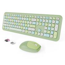 Combinação de teclado e mouse sem fio SkyGive Retro Green Combinação de teclado e mouse sem fio SkyGive Retro Green