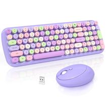 Combinação de teclado e mouse sem fio SQMD Retro Typewriter Combinação de teclado e mouse sem fio SQMD Retro Typewriter