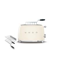 Combinação de torradeira e sanduicheira Smeg 2 Slice Retro Cream