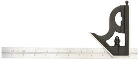 Combinação quadrada Starrett 11H-12-4R com comprimento de lâmina de 30 cm Combinação quadrada Starrett 11H-12-4R com comprimento de lâmina de 30 cm