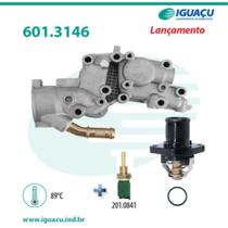 Combinado de válvula termostática Peugeot 206 2004 a 2009