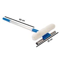 Combinado limpeza de vidro - 25 cm - c/cabo - bralimpia - 1 unidade