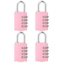 Combination Lock DELSWIN Small Sakura Pink, pacote com 4