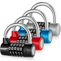 Combination Lock Shimeyao, palavra de 5 dígitos para armário de ginástica x4