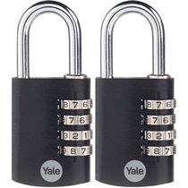 Combination Lock Yale Outdoor Waterproof 4 dígitos, pacote com 2 dígitos