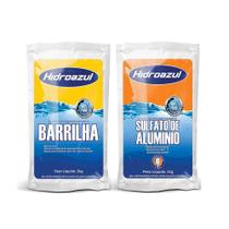 Combo 01 Barrilha 2 kg + 01 Sulfato 2 kg - Hidroazul