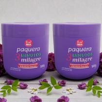 Combo 02 Máscara Capilar 3 Minutos Milagre Paquera 500g Hidratação Profunda, Brilho Intenso e Recuperação Rápida Combo 02 Máscara Capilar 3 Minutos Milagre Paquera 500g Hidratação Profunda, Brilho Intenso e Recuperação Rápida