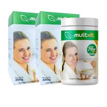 Combo 02 Potes Multvit Fiber7 400g Combo 02 Potes Multvit Fiber7 400g