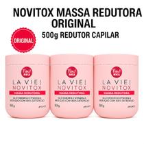 Combo 03 Máscara Redutora La Vie Novitox Redução de Volume, Anti Frizz, Hidratação e Brilho Intenso Combo 03 Máscara Redutora La Vie Novitox Redução de Volume, Anti Frizz, Hidratação e Brilho Intenso