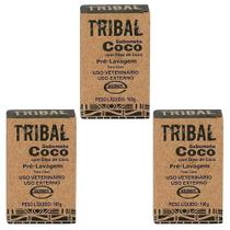Combo 03Un Sabonete Tribal De Coco 100G - Ecovet