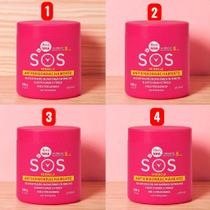 Combo 04 Cremes SOS Profissional Antiemborrachamento Tratamento Capilar de Reconstrução Combo 04 Cremes SOS Profissional Antiemborrachamento Tratamento Capilar de Reconstrução