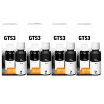 Combo 04 Garrafa de Tinta GT53 Preto 90ML para Deskjet GT 5800 Series